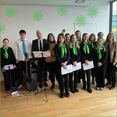 Musikgruppe der BHAK Korneuburg im Landesgericht Korneuburg