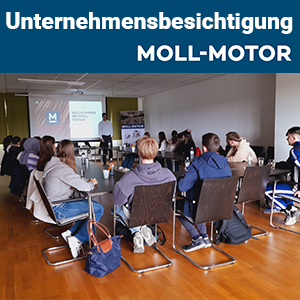 Unternehmensbesichtigung der Top League bei Moll-Motor